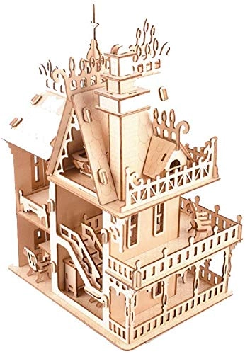 3D Wooden Puzzle House