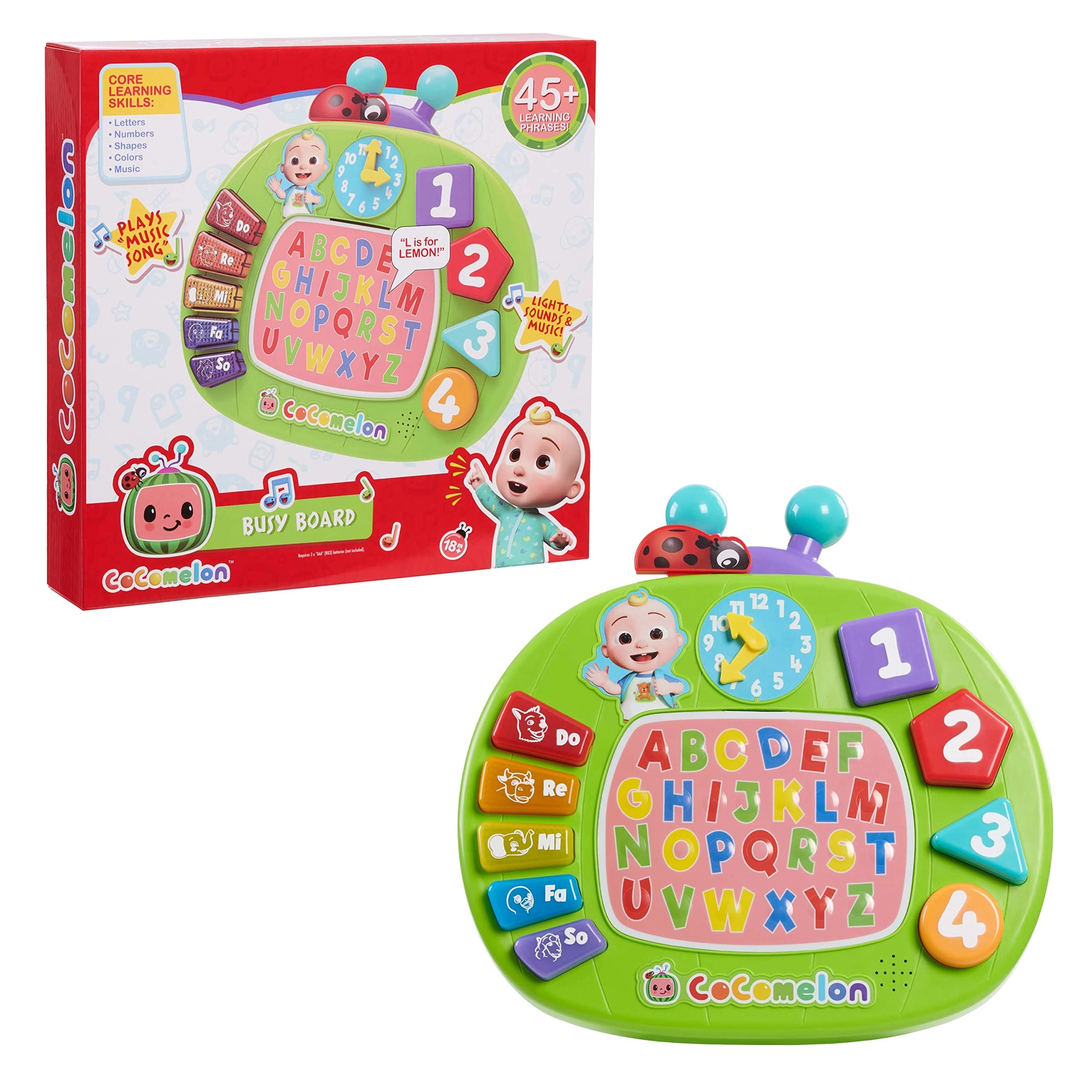 Just Play CoComelon Learning Melon Busy Board - 18 months+