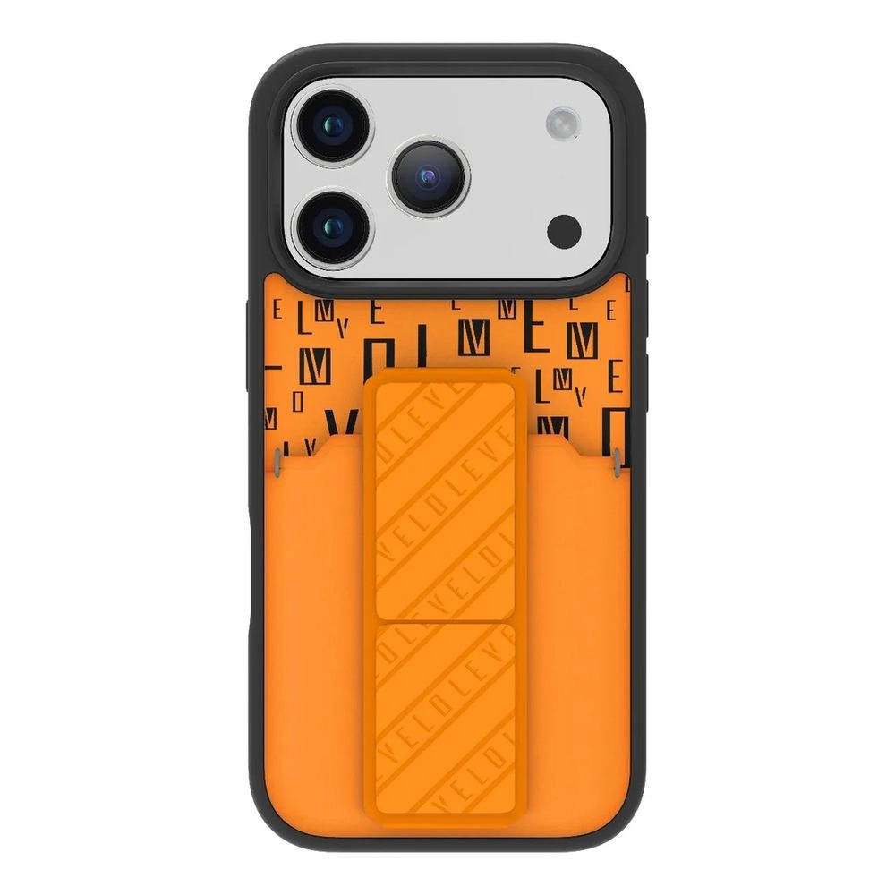 LEVELO Morphix Cuero Gripstand Case for iPhone 17 Pro