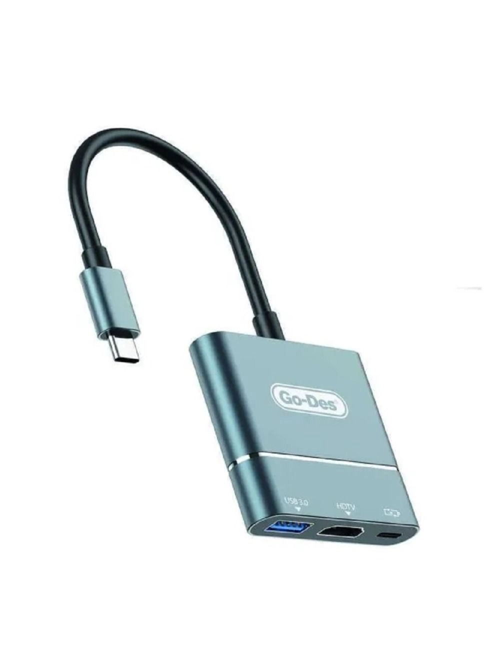 GO-DES GD-6827 - 3in1 USB-C Hub