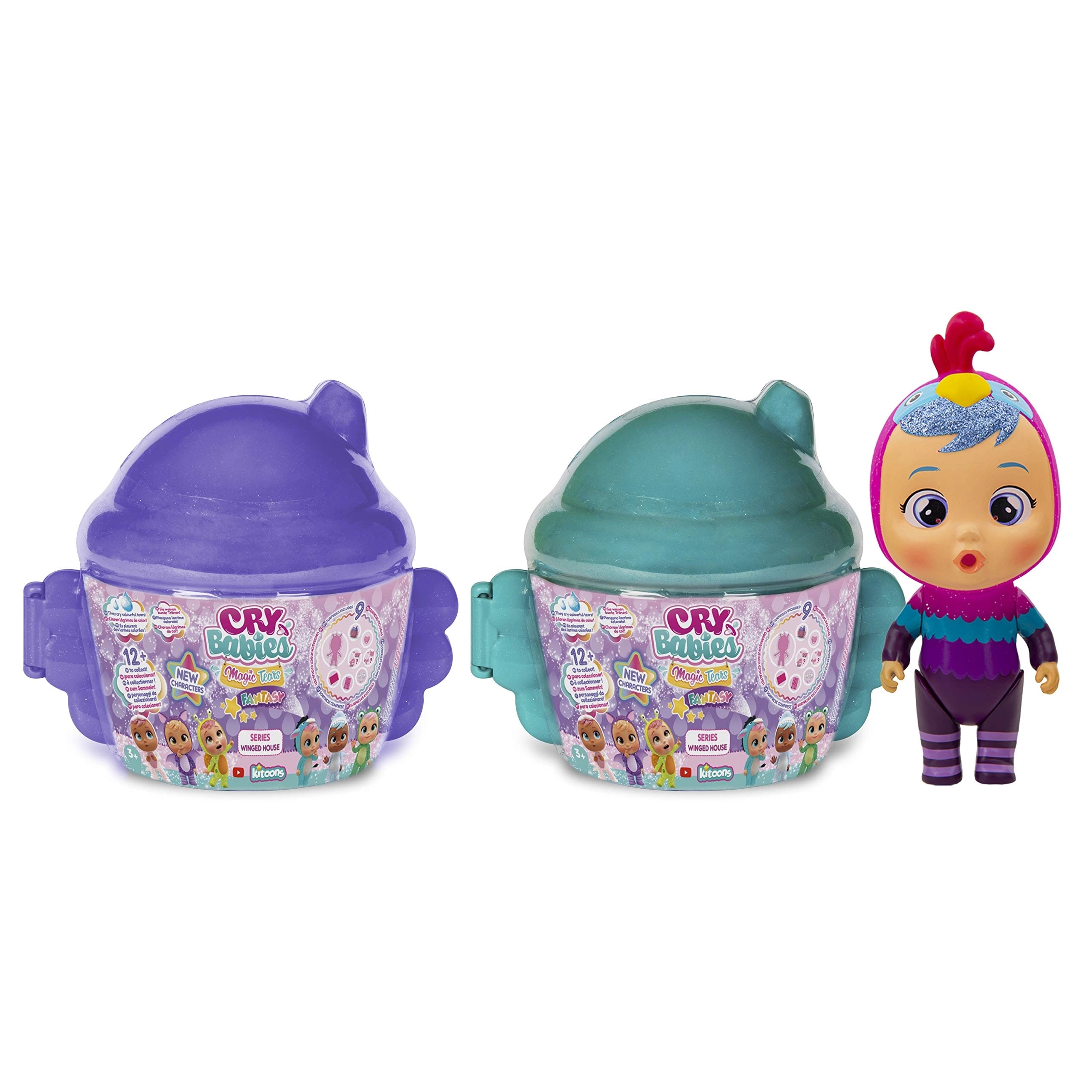 CRY BABIES Magic Tears Winged House - Multi 2 Pack