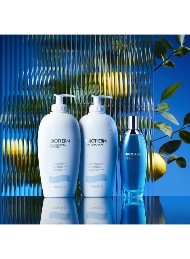 L'Eau Fragrance of Lait Corporel - 3.38 Fl Oz (Pack of 1) Signature Citrus