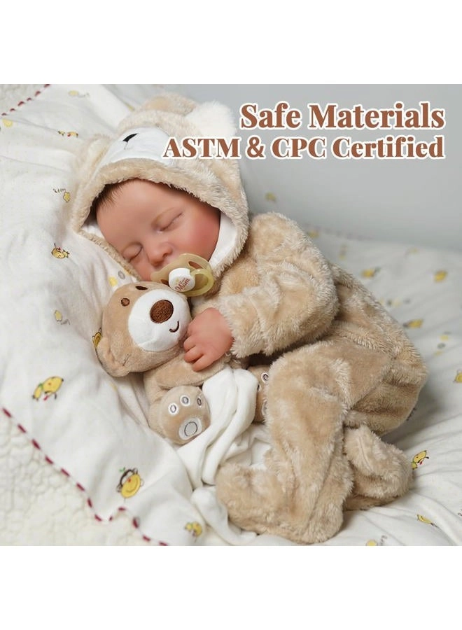 Reborn Baby Doll - 17Inch Vinyl Boy Ages 3+