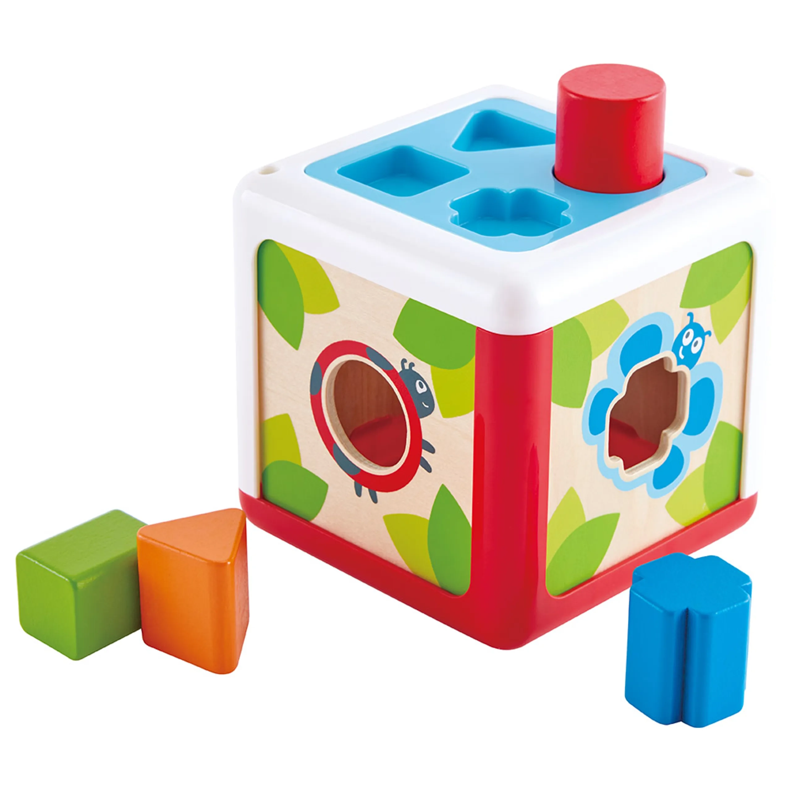 Musical Walker + Shape Sorting Box + Baby's Wild Animal Book - Suitable for 10 months and above