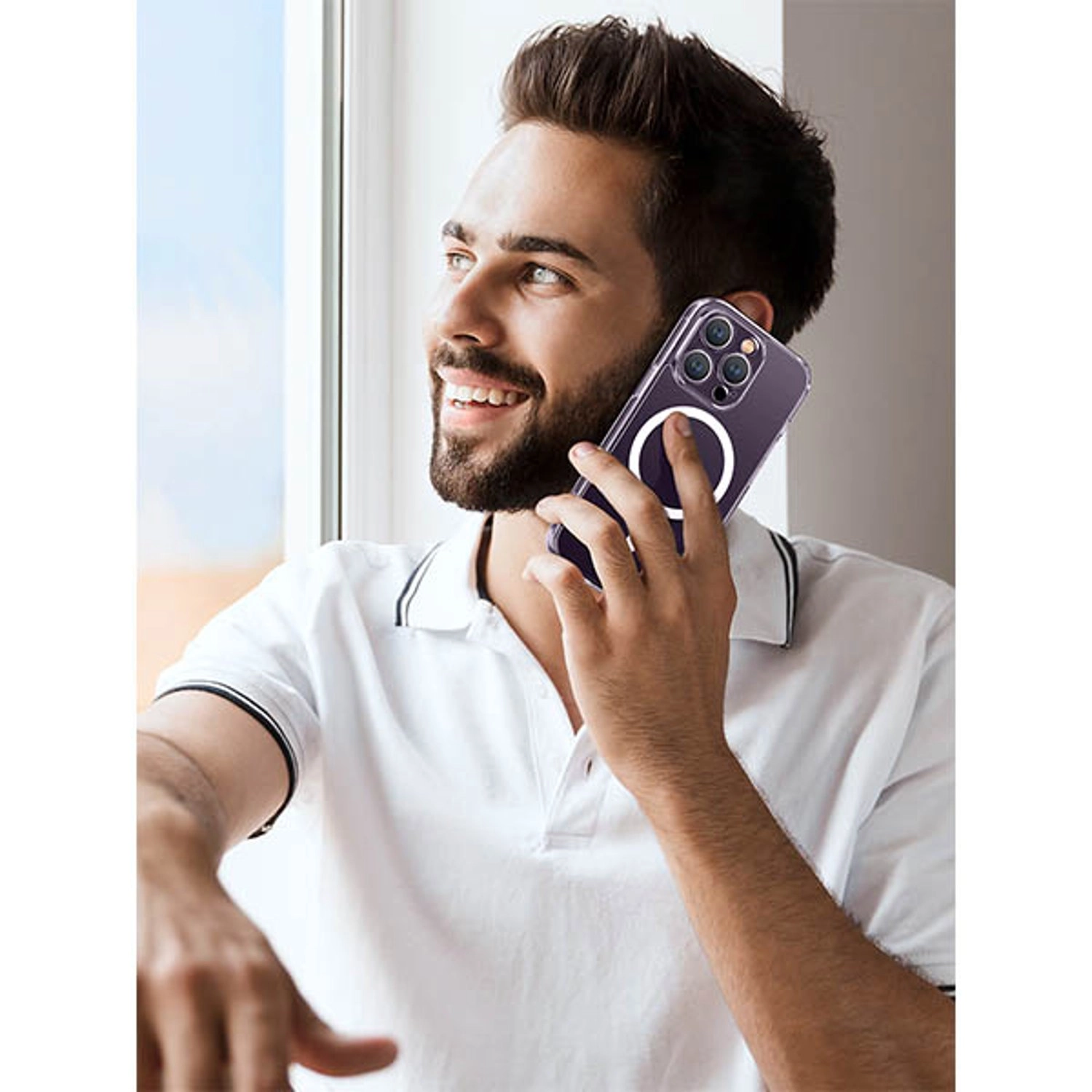 Magnetic Back Case for iPhone 14 Pro