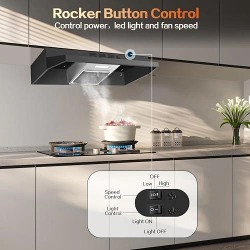 Under Cabinet Range Hood - 280 CFM 24 inch