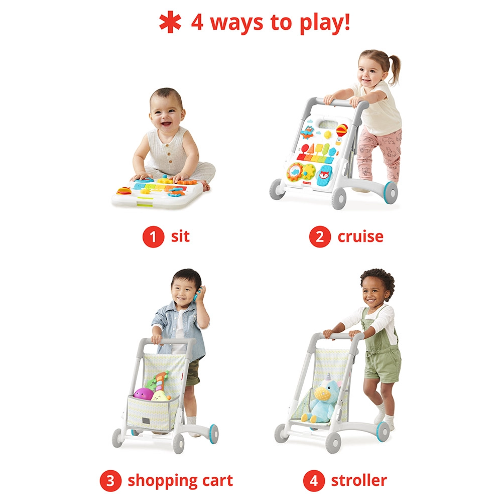 Explore & More 4-In-1 Toy Walker - 40+ Play Features