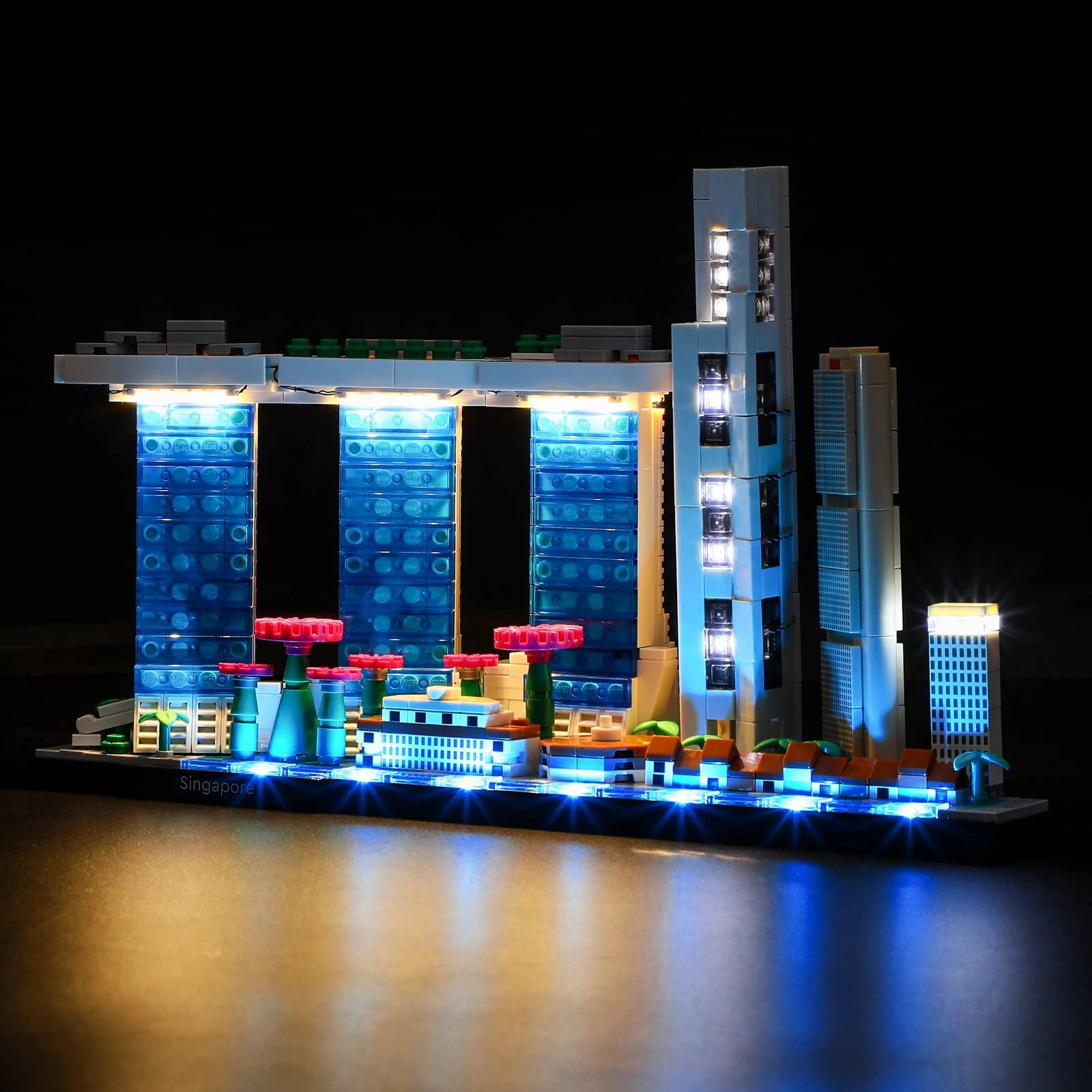 BRIKSMAX Lighting Set for LEGO Architecture Singapore 21057 - Acrylonitrile Butadiene Styrene 6