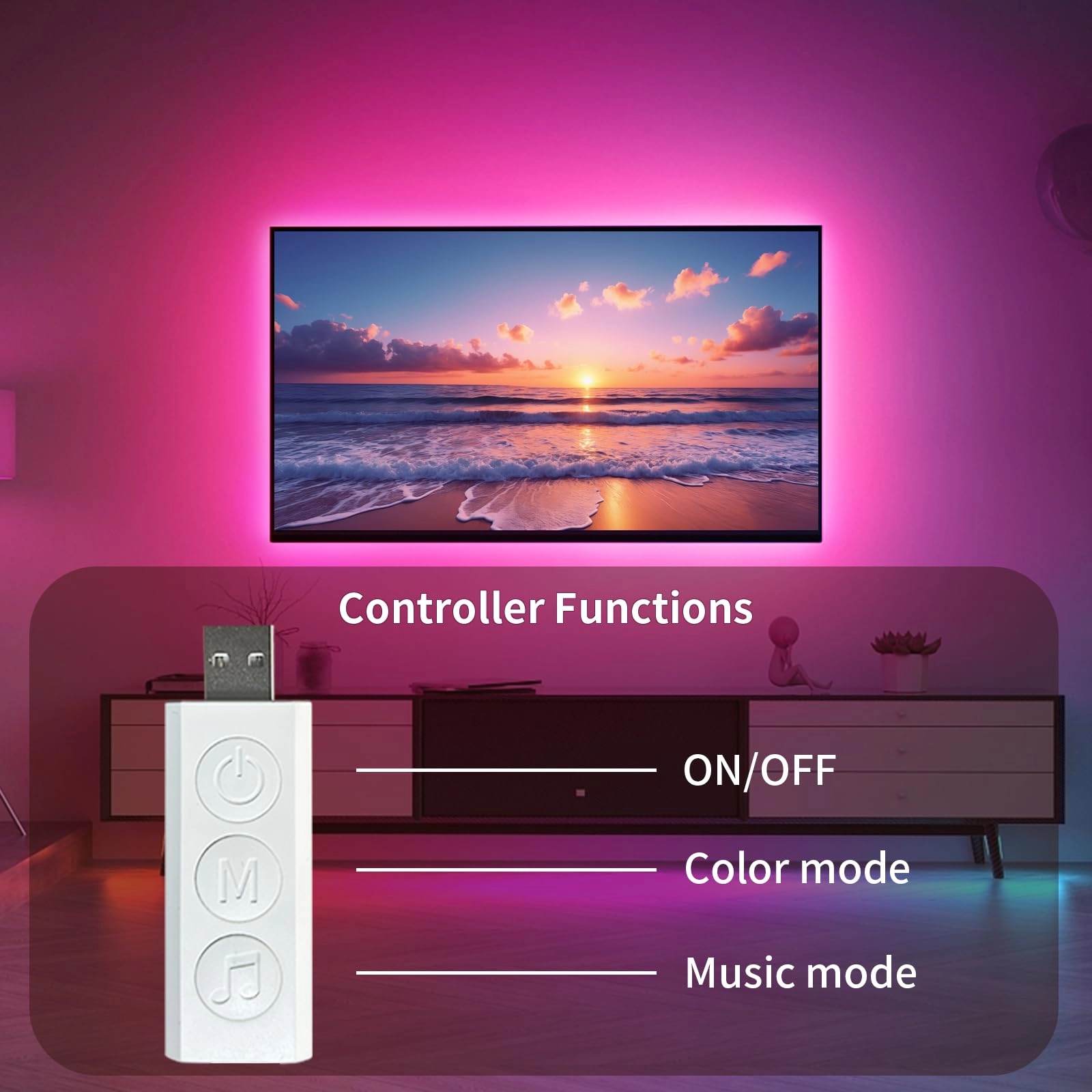 LED TV Backlight - 16.4 Feet