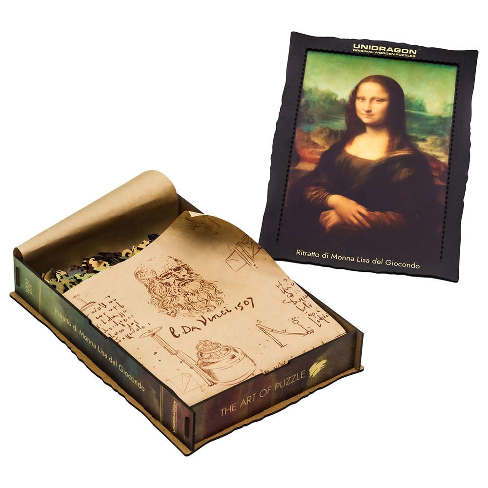 Monna Lisa Wooden Puzzle (4107390-Art_Mona_Lisa) - 1000 pcs