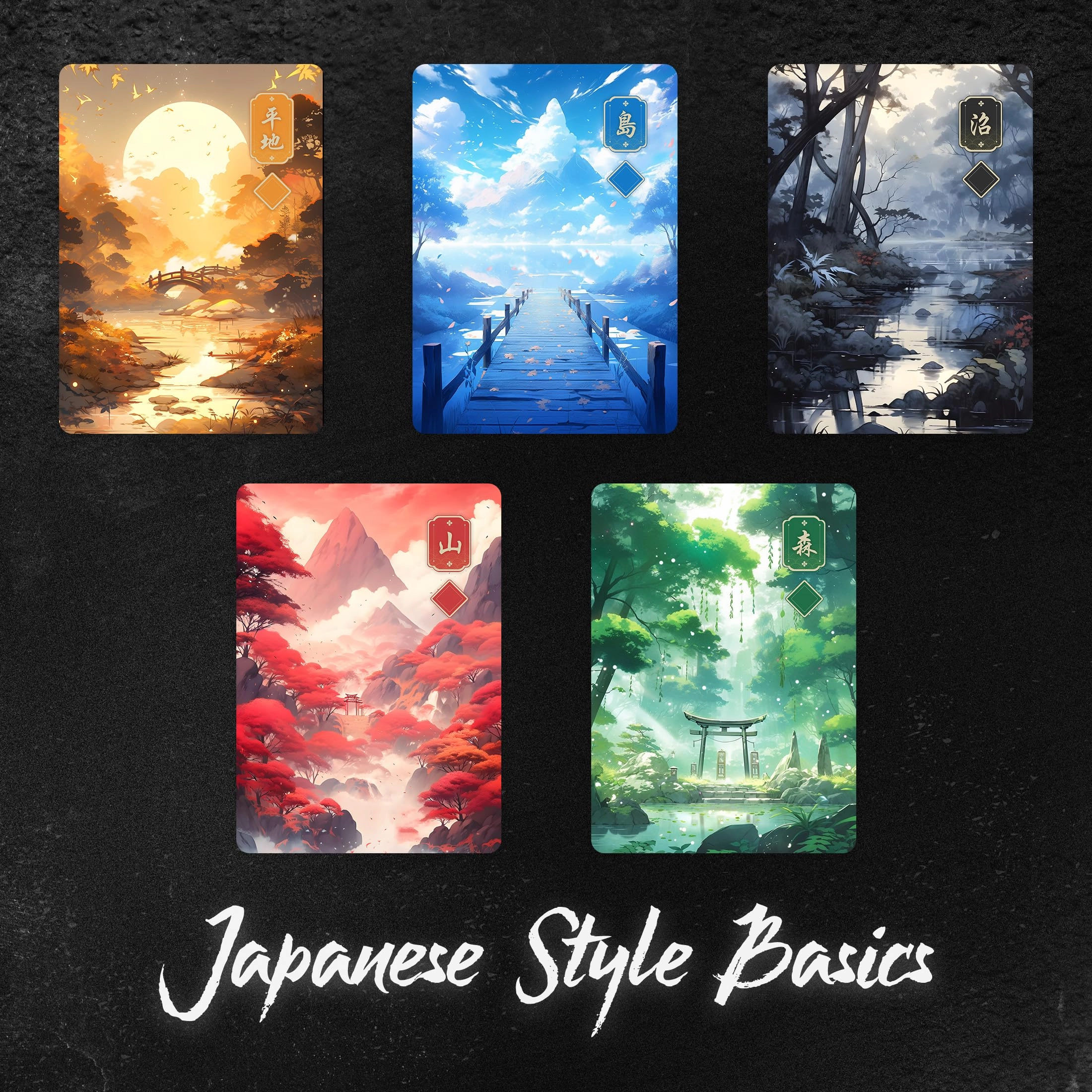 Kiiransr Proxy Cards - Japanese Style Normal 2.5 x 3.5 inches