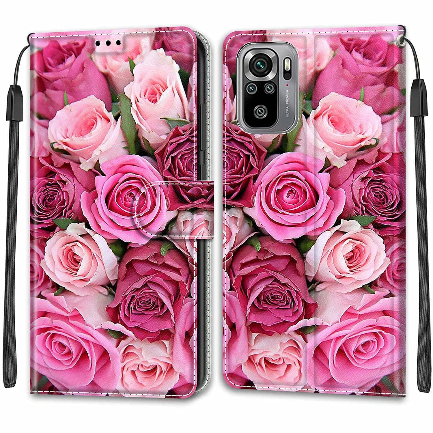 Nadoli Wallet Case Faux Leather Folio for Xiaomi Redmi Note 10 4G