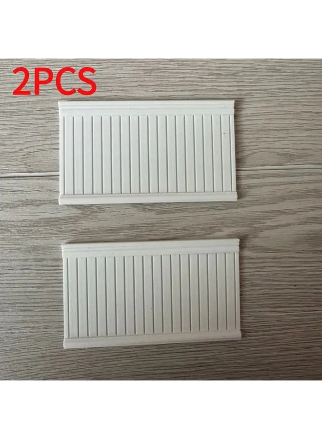Generic Miniature Dollhouse Wall Stickers - ABS 2Pcs