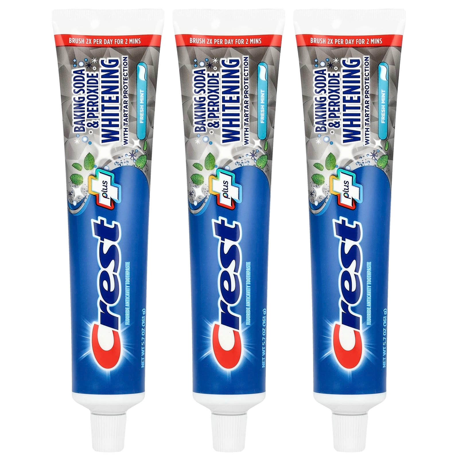Crest Anticavity Baking Soda & Peroxide Whitening Fresh Mint Toothpaste 161 g