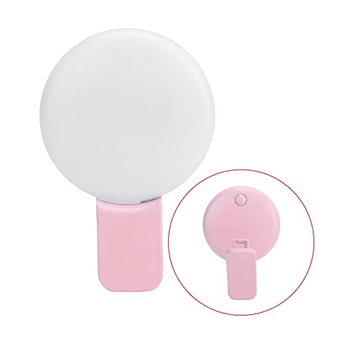 Selfie Phone Clip on Ring Light - USB Rechargeable Live Photo Fill Light
