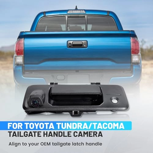 Tailgate Handle Backup Camera - Night vision RCA 480 TV line