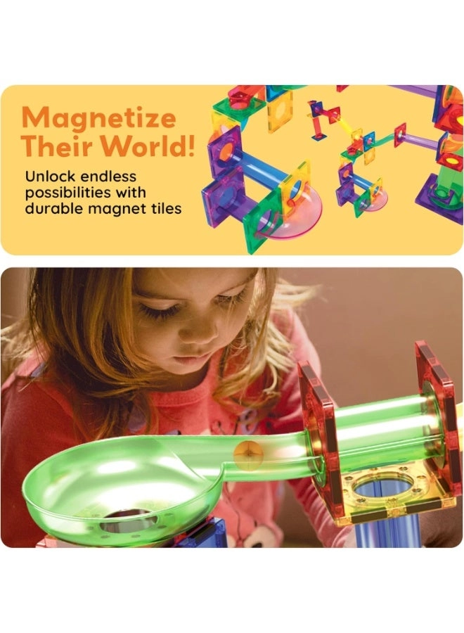 3-in-1 Magnetic Marble Run & Race Track (PTG108)