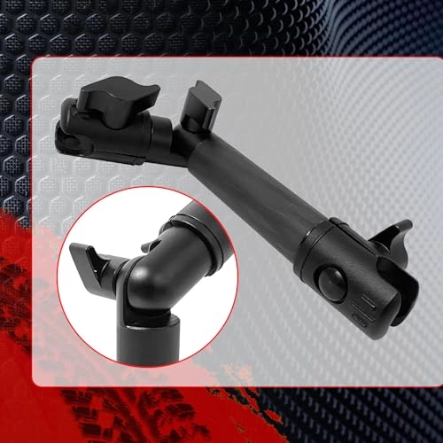 60mm to 10mm Mounting Arm - Carbon fiber Compatible with 20mm ball mount bases