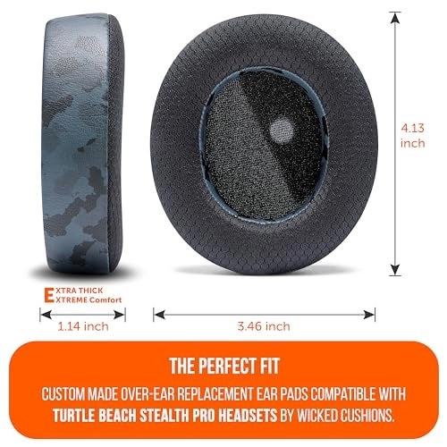 Earpads for Turtle Beach Stealth Pro - Cooling Gel