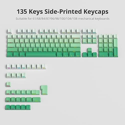 Gradient Keycap Set - 135 Keys Cherry Profile