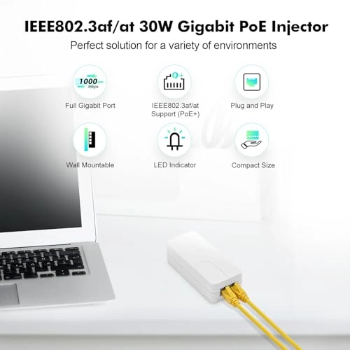 2.5G 30W - 48V IEEE 802.3af/at 2500 Megabits Per Second