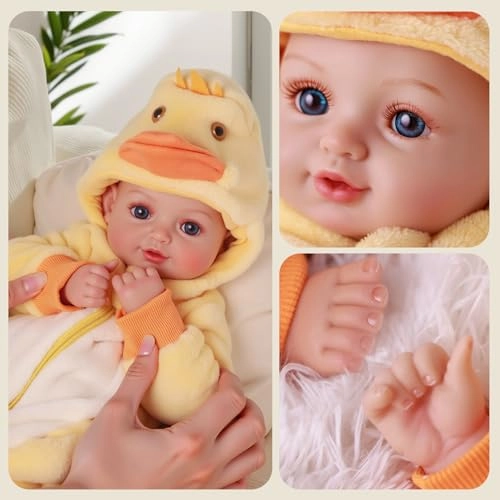 Realistic Baby Doll - 15-inch Vinyl Cotton Gift Set Ages 3+
