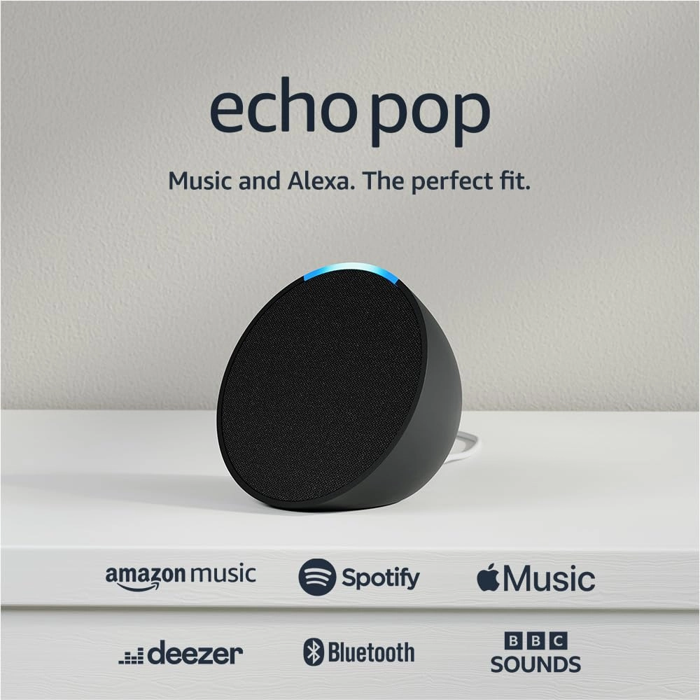 Echo Pop 1st Gen - Alexa Charcoal