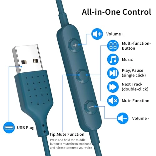 USB Earbuds - Wired Earbud