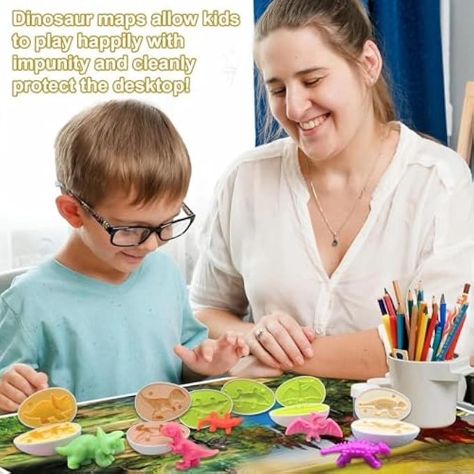 Dinosaur Playdough Egg Set - 3+ years