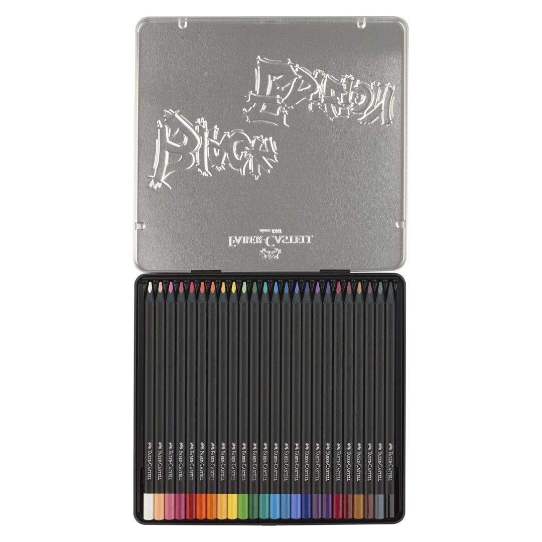 Black Edition Colour Pencils - 24 Colours