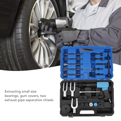 Air Hammer Kit - 24 Pieces Long Barrel Pneumatic