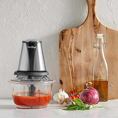 Electric Mini Food Chopper - 1.2 Liters