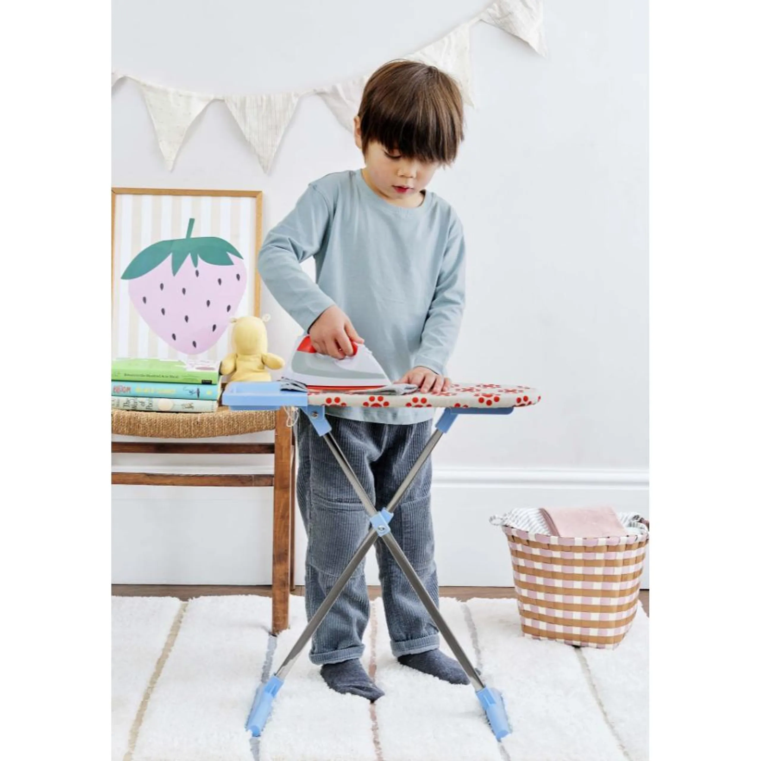 Ironing Set Toy - Replica Morphy Richards Iron Folding Ironing Board (WB-51750)