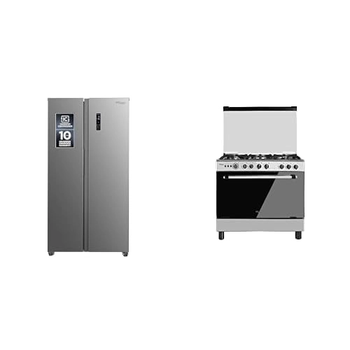 Super General Side-By-Side Refrigerator-Freezer - 600L Tropical Compressor No-Frost