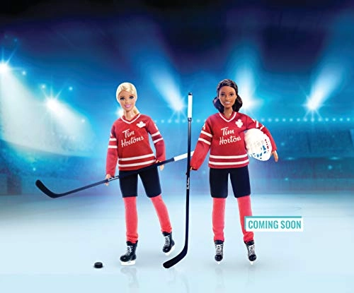 Barbie Tim Hortons Doll - 12-inch Curvy Hockey Uniform Ages 6+