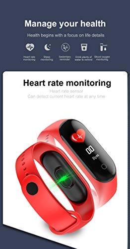 M4 - 0.96 Inches IP67 Heart Rate Monitor