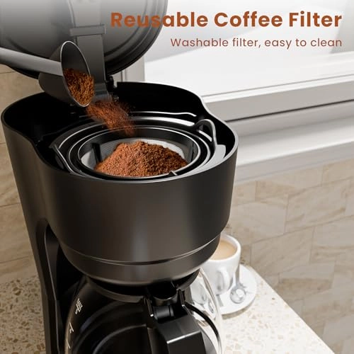 Drip Coffee Maker - 5 Cup Programmable Timer