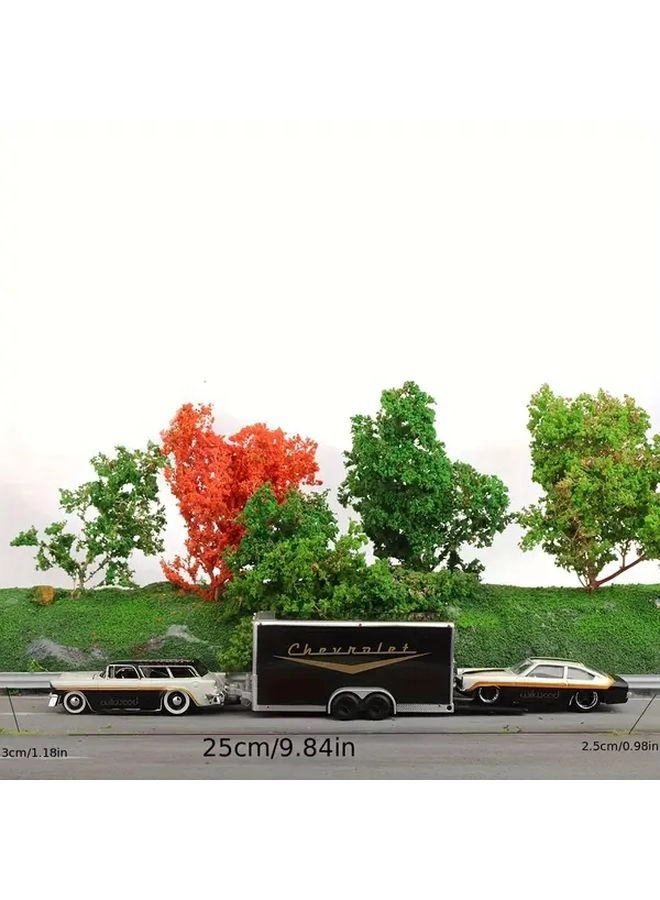 1955 Chevrolet Nomad Vega Transport Trailer Set - Alloy 1:64