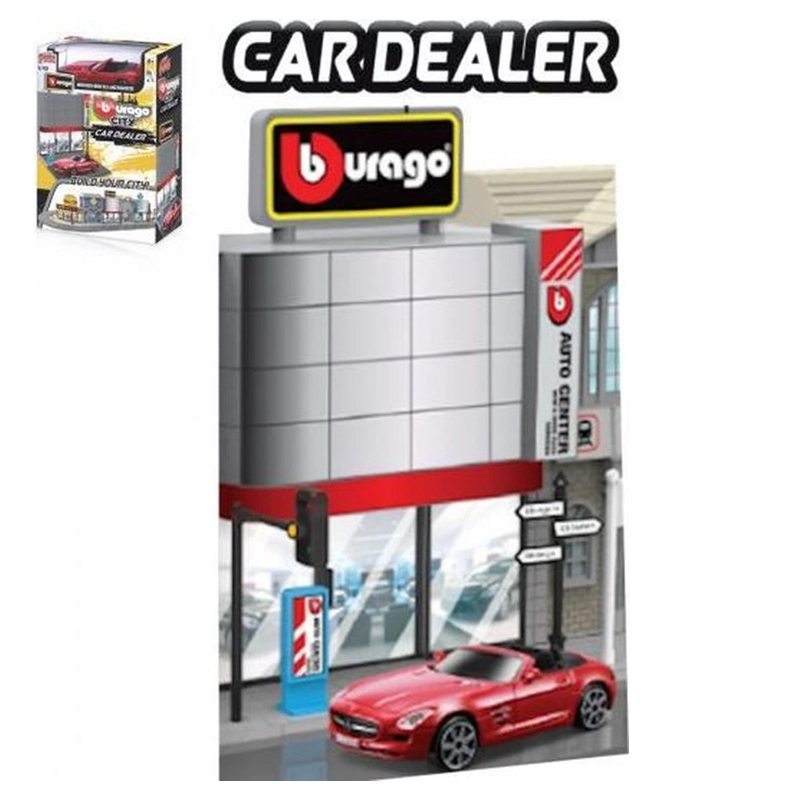 Street Fire City Car Dealer Playset 1:43