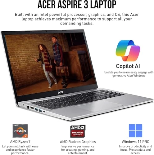 Aspire 3 - 15.6'' Ryzen 7-5700U 16GB DDR4 1TB SSD
