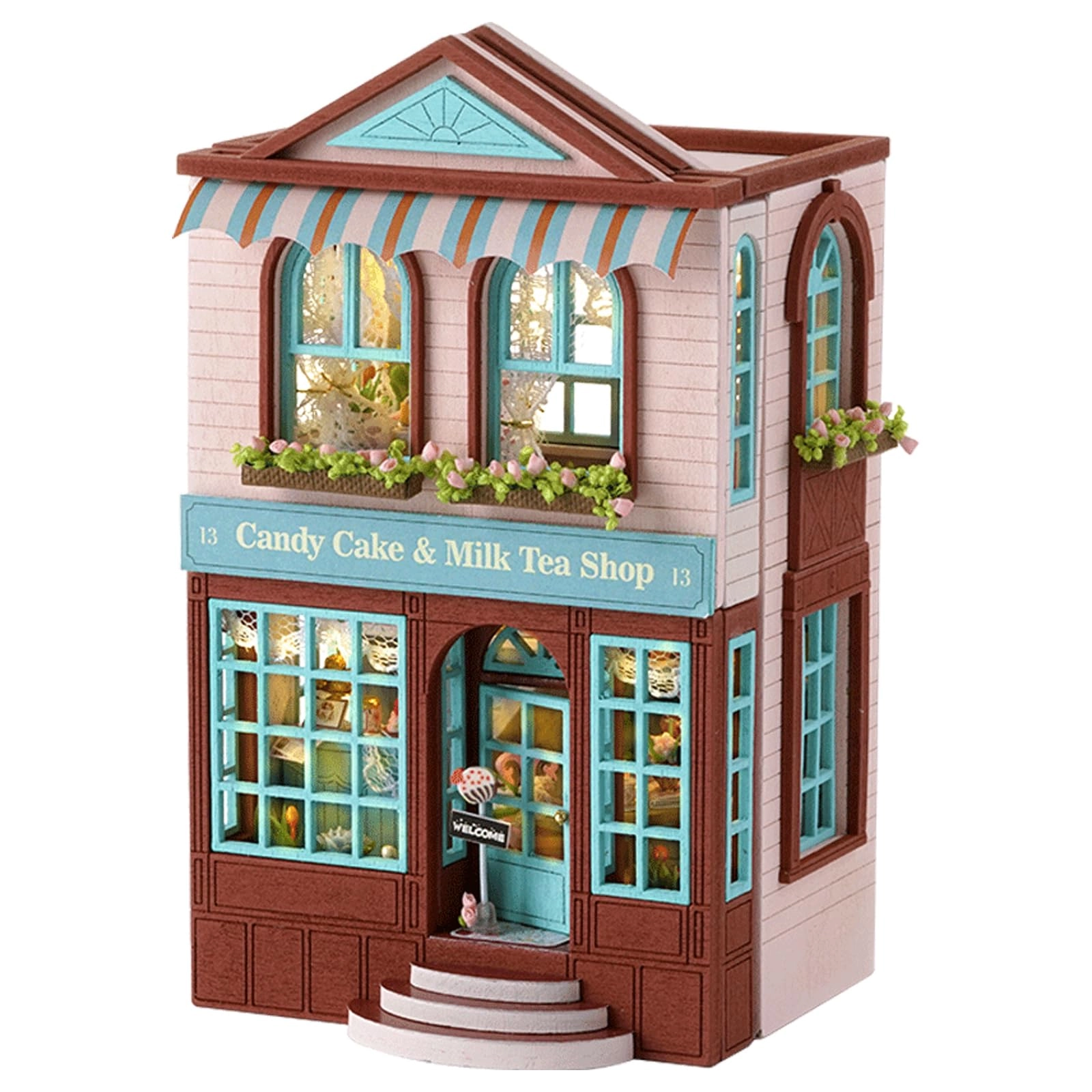 Dollhouse Miniature DIY House Kit - Creative Room 1:100