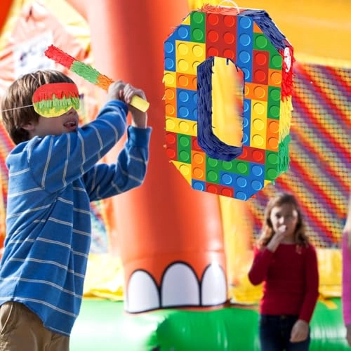 Number 0 Pinata - Small 10th Birthday