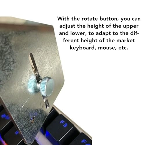 Auto Keyboard Clicker - Adjustable Height Rubberized Cover