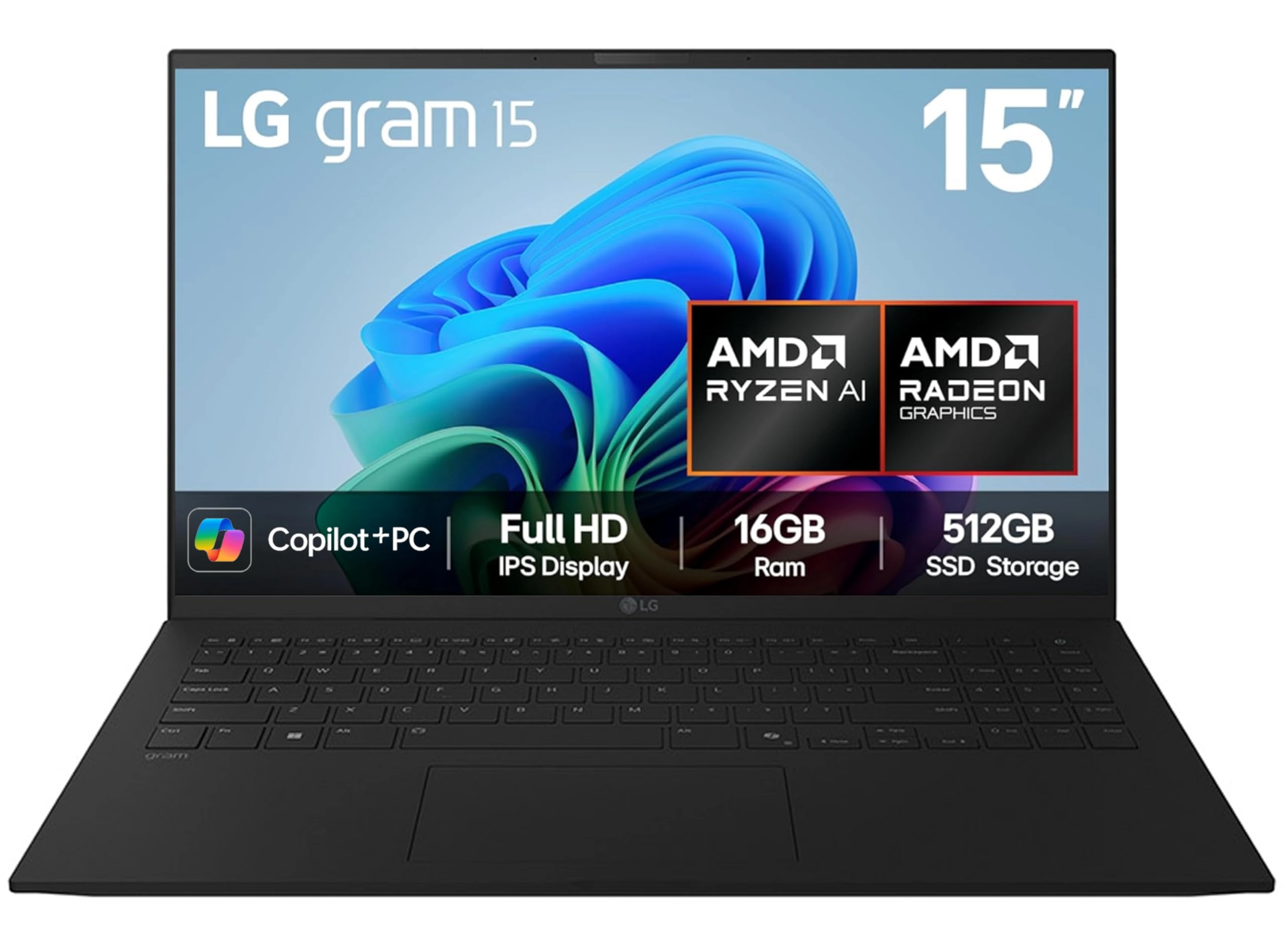 LG gram 15Z80T - 15.6'' AMD Ryzen AI 7 350 16GB DDR5 512GB SSD