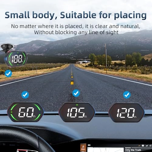 GPS Speedometer HUD - 2025 New MPH/KMH