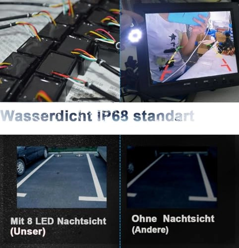 Rear View Camera - Night vision 1280 x 720 pixels