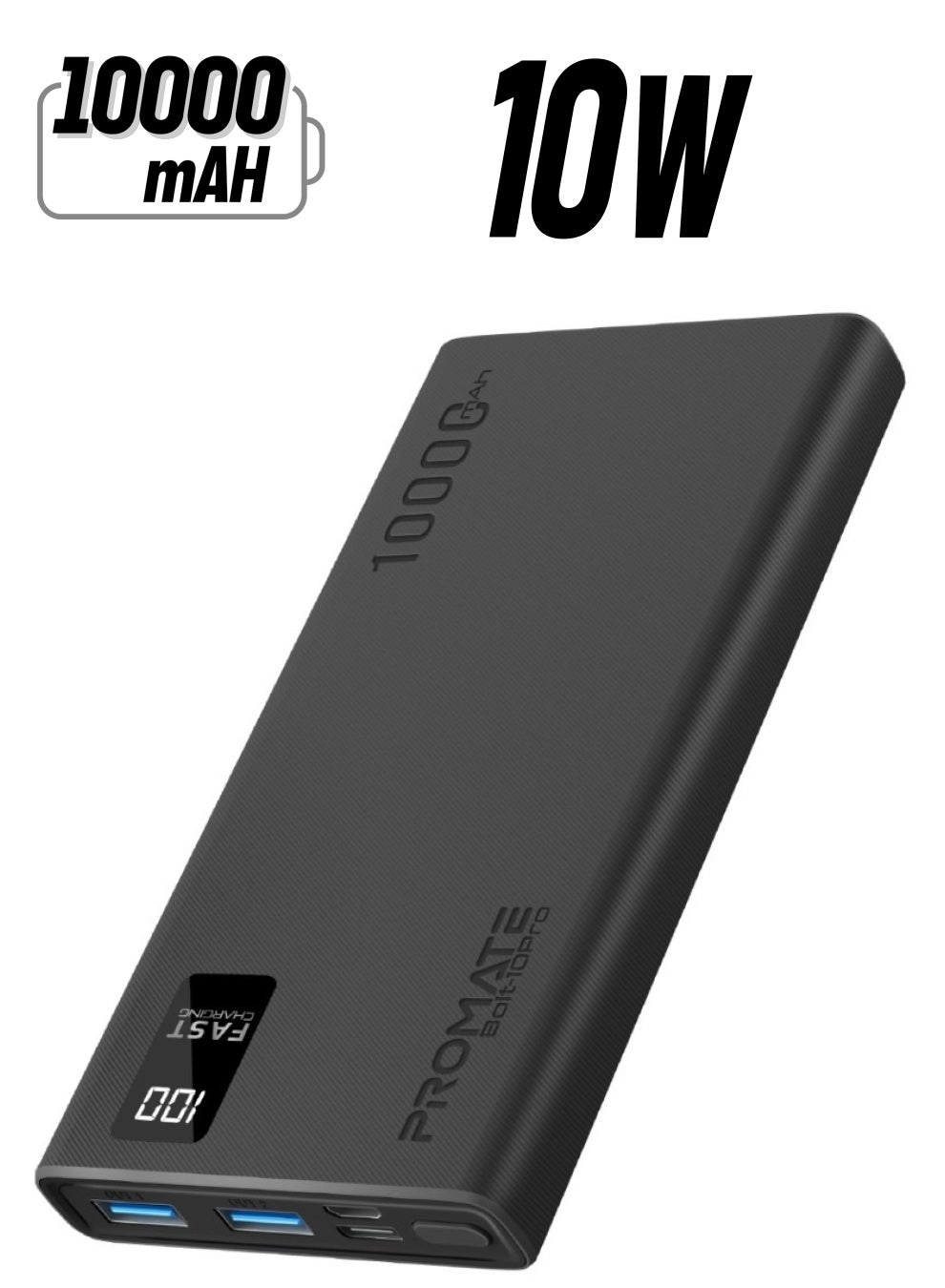 Promate BOLT-10PRO - 10071 mAh 10 Watt
