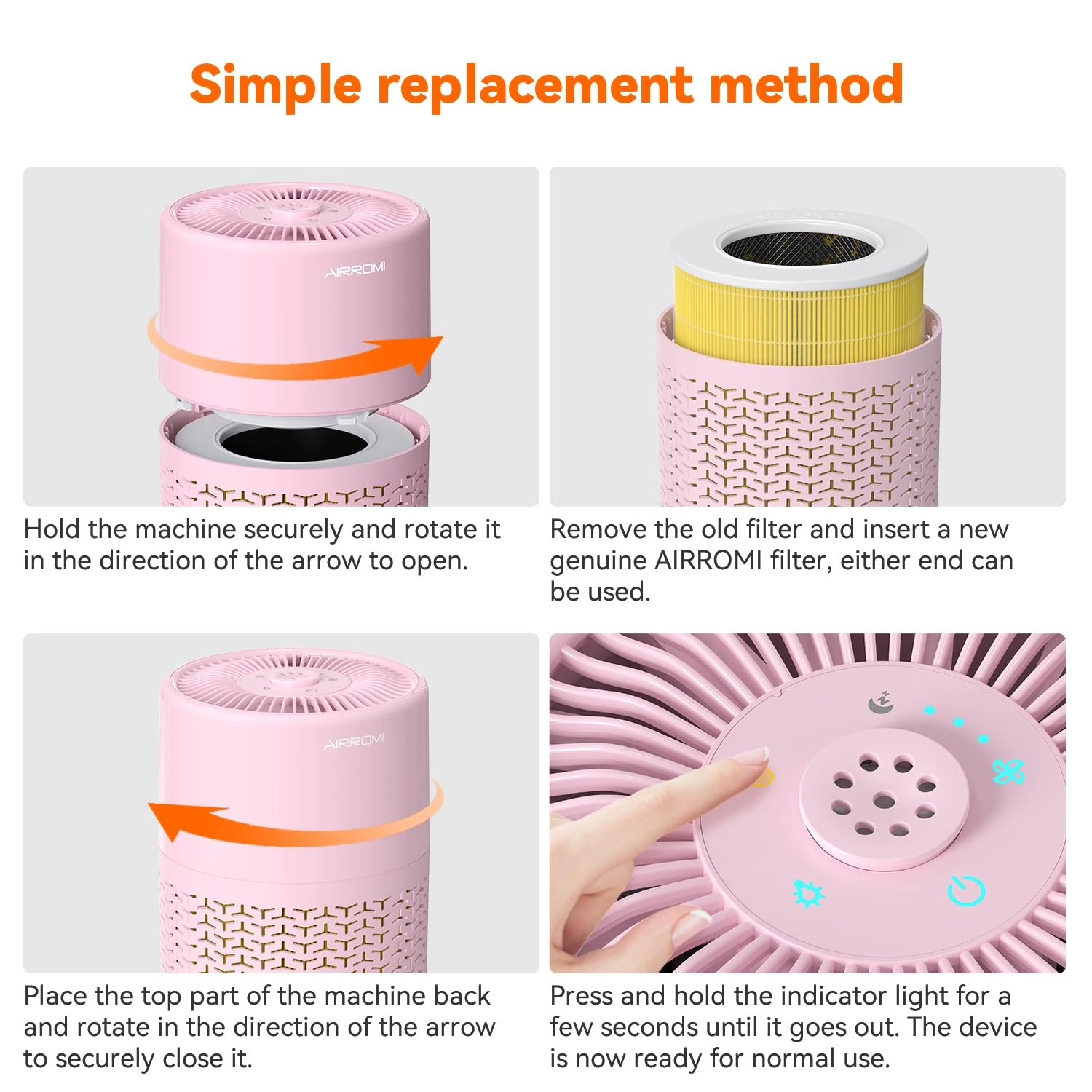 A2002 - 660 ft² HEPA Pink