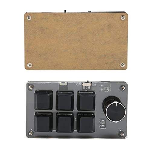 6 Key Mini Keypad - Mechanical Gaming Keypad Wired USB and Wireless BT