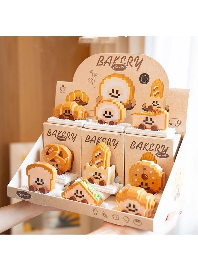 halamodo Mini Building Blocks - 9 Sets Baking theme